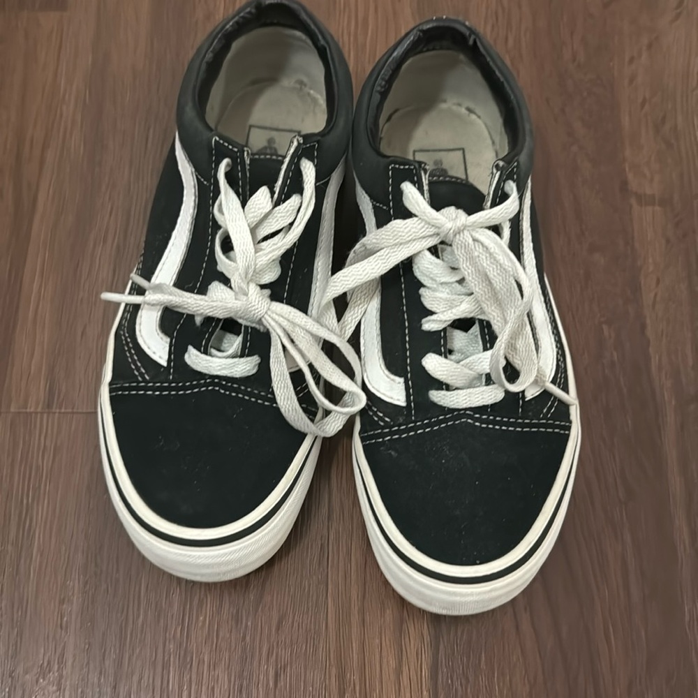 Vans old school skool women’s size 6 black good condition